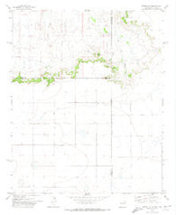Endee Hill New Mexico Historical topographic map, 1:24000 scale, 7.5 X 7.5 Minute, Year 1971
