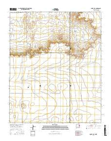 Endee Hill New Mexico Current topographic map, 1:24000 scale, 7.5 X 7.5 Minute, Year 2017