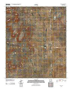 Engle New Mexico Historical topographic map, 1:24000 scale, 7.5 X 7.5 Minute, Year 2010