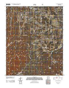 Escabosa New Mexico Historical topographic map, 1:24000 scale, 7.5 X 7.5 Minute, Year 2011