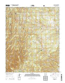 Escabosa New Mexico Historical topographic map, 1:24000 scale, 7.5 X 7.5 Minute, Year 2013