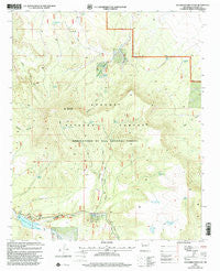 Escondido Mountain New Mexico Historical topographic map, 1:24000 scale, 7.5 X 7.5 Minute, Year 1999