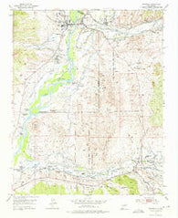 Espanola New Mexico Historical topographic map, 1:24000 scale, 7.5 X 7.5 Minute, Year 1953