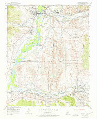 Espanola New Mexico Historical topographic map, 1:24000 scale, 7.5 X 7.5 Minute, Year 1953