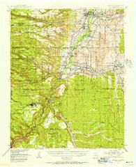 Espanola New Mexico Historical topographic map, 1:62500 scale, 15 X 15 Minute, Year 1953