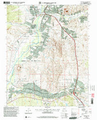 Espanola New Mexico Historical topographic map, 1:24000 scale, 7.5 X 7.5 Minute, Year 2002