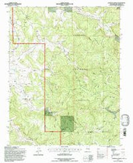 Espinosa Ranch New Mexico Historical topographic map, 1:24000 scale, 7.5 X 7.5 Minute, Year 1995