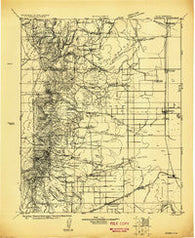 Estancia New Mexico Historical topographic map, 1:125000 scale, 30 X 30 Minute, Year 1917