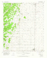 Estancia New Mexico Historical topographic map, 1:62500 scale, 15 X 15 Minute, Year 1956