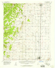 Estancia New Mexico Historical topographic map, 1:62500 scale, 15 X 15 Minute, Year 1956