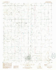 Estancia New Mexico Historical topographic map, 1:24000 scale, 7.5 X 7.5 Minute, Year 1986