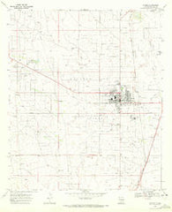 Eunice New Mexico Historical topographic map, 1:24000 scale, 7.5 X 7.5 Minute, Year 1969