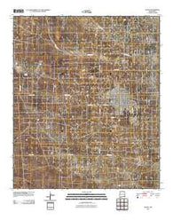 Eunice New Mexico Historical topographic map, 1:24000 scale, 7.5 X 7.5 Minute, Year 2010