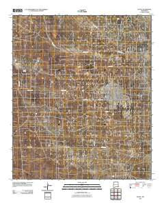 Eunice New Mexico Historical topographic map, 1:24000 scale, 7.5 X 7.5 Minute, Year 2010