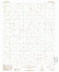 Ewing New Mexico Historical topographic map, 1:24000 scale, 7.5 X 7.5 Minute, Year 1986