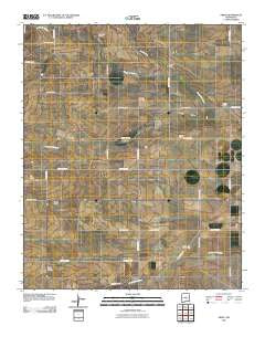 Ewing New Mexico Historical topographic map, 1:24000 scale, 7.5 X 7.5 Minute, Year 2010