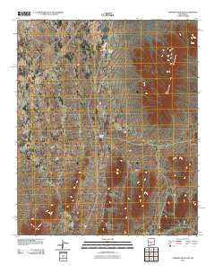 Fairview Mountain New Mexico Historical topographic map, 1:24000 scale, 7.5 X 7.5 Minute, Year 2010