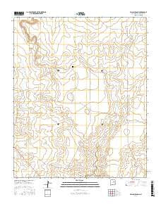Fallon Ranch New Mexico Current topographic map, 1:24000 scale, 7.5 X 7.5 Minute, Year 2017