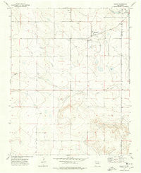 Farley New Mexico Historical topographic map, 1:24000 scale, 7.5 X 7.5 Minute, Year 1974