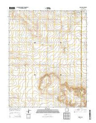 Farley New Mexico Current topographic map, 1:24000 scale, 7.5 X 7.5 Minute, Year 2013