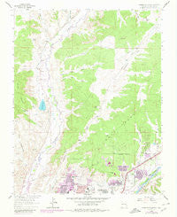 Farmington North New Mexico Historical topographic map, 1:24000 scale, 7.5 X 7.5 Minute, Year 1963