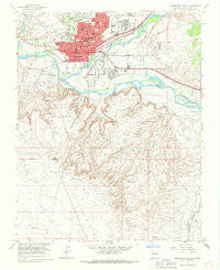 Farmington South New Mexico Historical topographic map, 1:24000 scale, 7.5 X 7.5 Minute, Year 1965