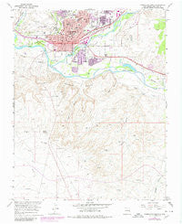 Farmington South New Mexico Historical topographic map, 1:24000 scale, 7.5 X 7.5 Minute, Year 1965