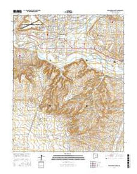 Farmington South New Mexico Current topographic map, 1:24000 scale, 7.5 X 7.5 Minute, Year 2017