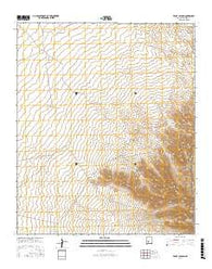 Fence Canyon New Mexico Current topographic map, 1:24000 scale, 7.5 X 7.5 Minute, Year 2017