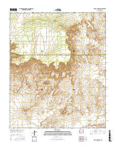 Fence Lake SW New Mexico Current topographic map, 1:24000 scale, 7.5 X 7.5 Minute, Year 2017