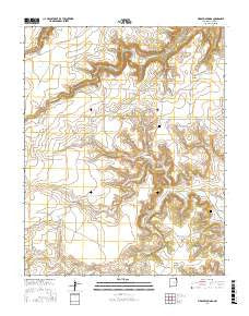 Fiddler Springs New Mexico Current topographic map, 1:24000 scale, 7.5 X 7.5 Minute, Year 2017