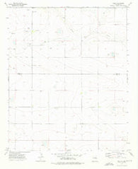 Field New Mexico Historical topographic map, 1:24000 scale, 7.5 X 7.5 Minute, Year 1973