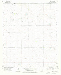 Field New Mexico Historical topographic map, 1:24000 scale, 7.5 X 7.5 Minute, Year 1973