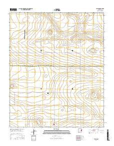Field New Mexico Current topographic map, 1:24000 scale, 7.5 X 7.5 Minute, Year 2017