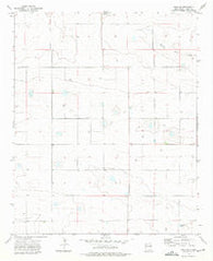 Field SE New Mexico Historical topographic map, 1:24000 scale, 7.5 X 7.5 Minute, Year 1973