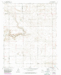 Field SW New Mexico Historical topographic map, 1:24000 scale, 7.5 X 7.5 Minute, Year 1973