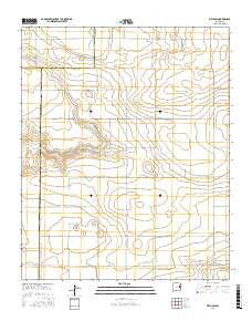 Field SW New Mexico Current topographic map, 1:24000 scale, 7.5 X 7.5 Minute, Year 2017