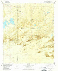 Fifteenmile Lake New Mexico Historical topographic map, 1:24000 scale, 7.5 X 7.5 Minute, Year 1982