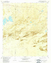 Fifteenmile Lake New Mexico Historical topographic map, 1:24000 scale, 7.5 X 7.5 Minute, Year 1982