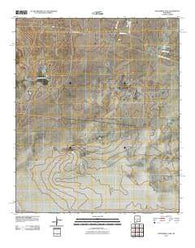 Fifteenmile Lake New Mexico Historical topographic map, 1:24000 scale, 7.5 X 7.5 Minute, Year 2010