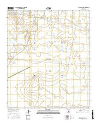 Fifteenmile Lake New Mexico Current topographic map, 1:24000 scale, 7.5 X 7.5 Minute, Year 2017