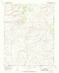 Fire Rock Well New Mexico Historical topographic map, 1:24000 scale, 7.5 X 7.5 Minute, Year 1966