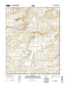 Fire Rock Well New Mexico Current topographic map, 1:24000 scale, 7.5 X 7.5 Minute, Year 2013
