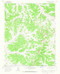 Five Lakes Canyon NE New Mexico Historical topographic map, 1:24000 scale, 7.5 X 7.5 Minute, Year 1963