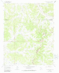 Five Lakes Canyon NE New Mexico Historical topographic map, 1:24000 scale, 7.5 X 7.5 Minute, Year 1963