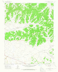 Five Lakes Canyon NW New Mexico Historical topographic map, 1:24000 scale, 7.5 X 7.5 Minute, Year 1963