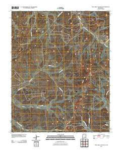 Five Lakes Canyon NE New Mexico Historical topographic map, 1:24000 scale, 7.5 X 7.5 Minute, Year 2010