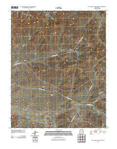 Five Lakes Canyon NW New Mexico Historical topographic map, 1:24000 scale, 7.5 X 7.5 Minute, Year 2010