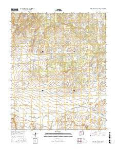 Five Lakes Canyon NW New Mexico Current topographic map, 1:24000 scale, 7.5 X 7.5 Minute, Year 2017