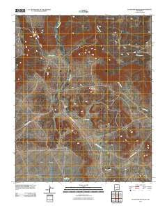 Flagstone Mountain New Mexico Historical topographic map, 1:24000 scale, 7.5 X 7.5 Minute, Year 2010